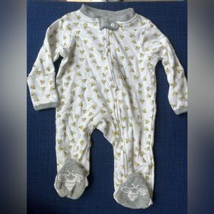 Baby zipper sleeper burts bees newborn
